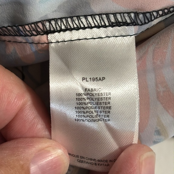 Floral Bomber style zip up blouse / jacket - Picture 3 of 5